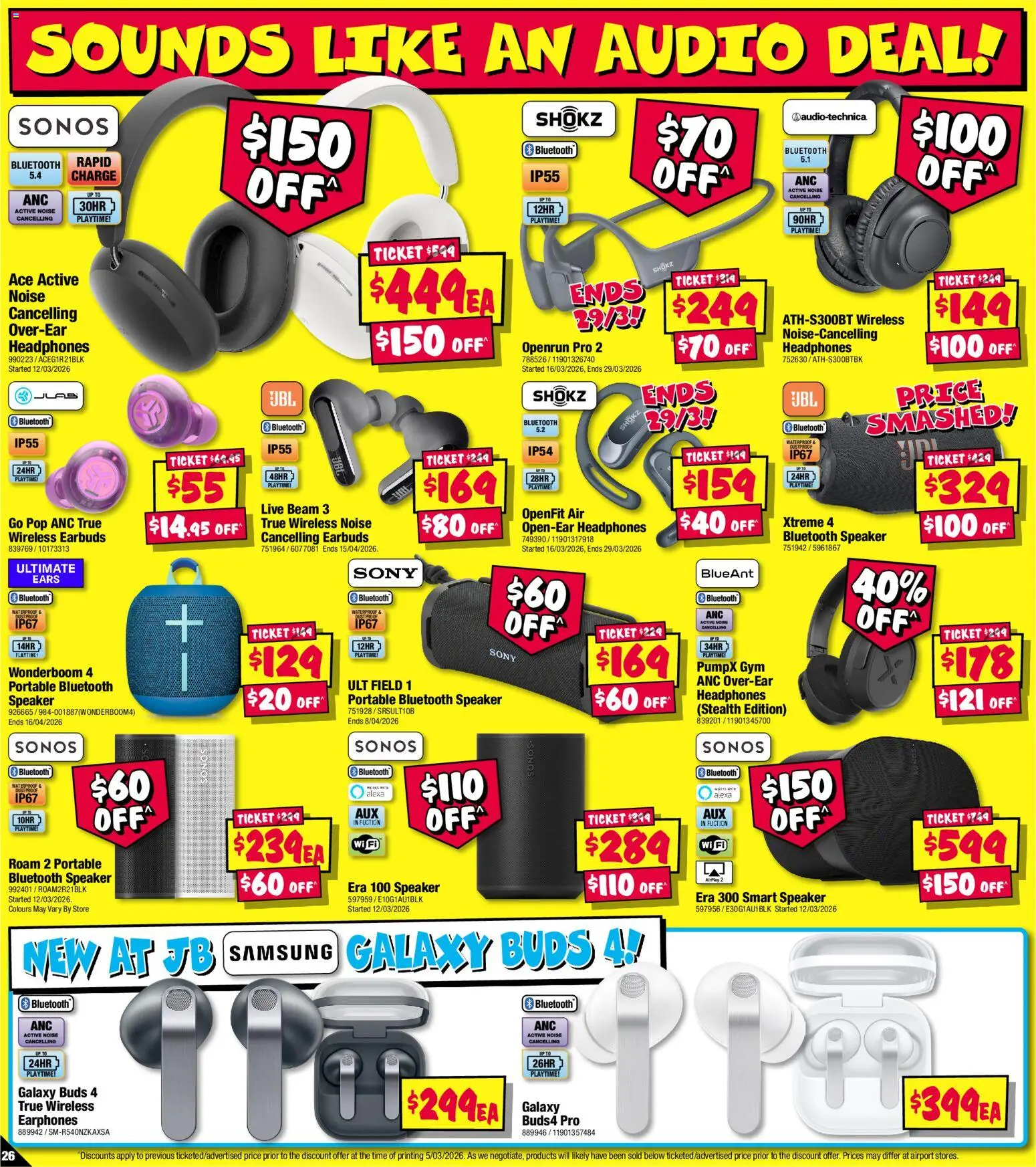 JB Hi-Fi catalogue  - page 26- valid from 19/03/2026