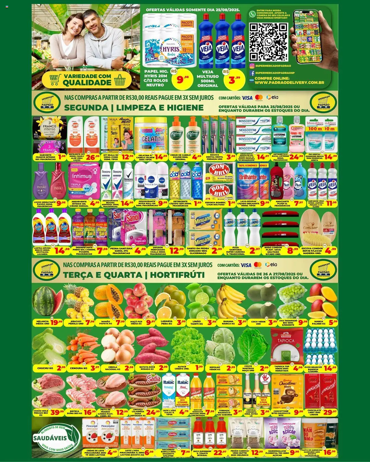 Supermercado Padrão - Ofertas da semana - página 1- válido a partir de 25/08/2025
