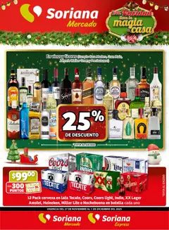 Soriana - Fin de Semana Mercado: BCS, Son y Sin válido desde 27/11/2025