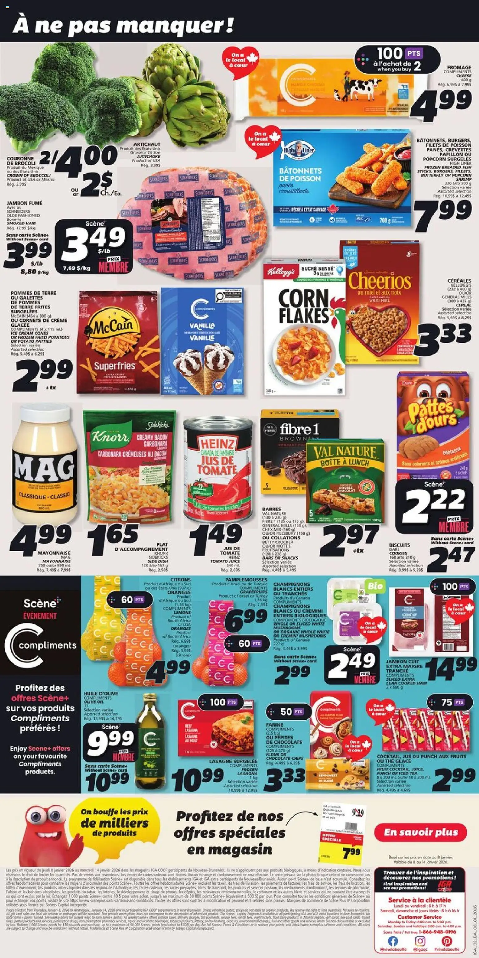 IGA weekly flyer / circulaire - page 2- valid from Jan 8, 2026