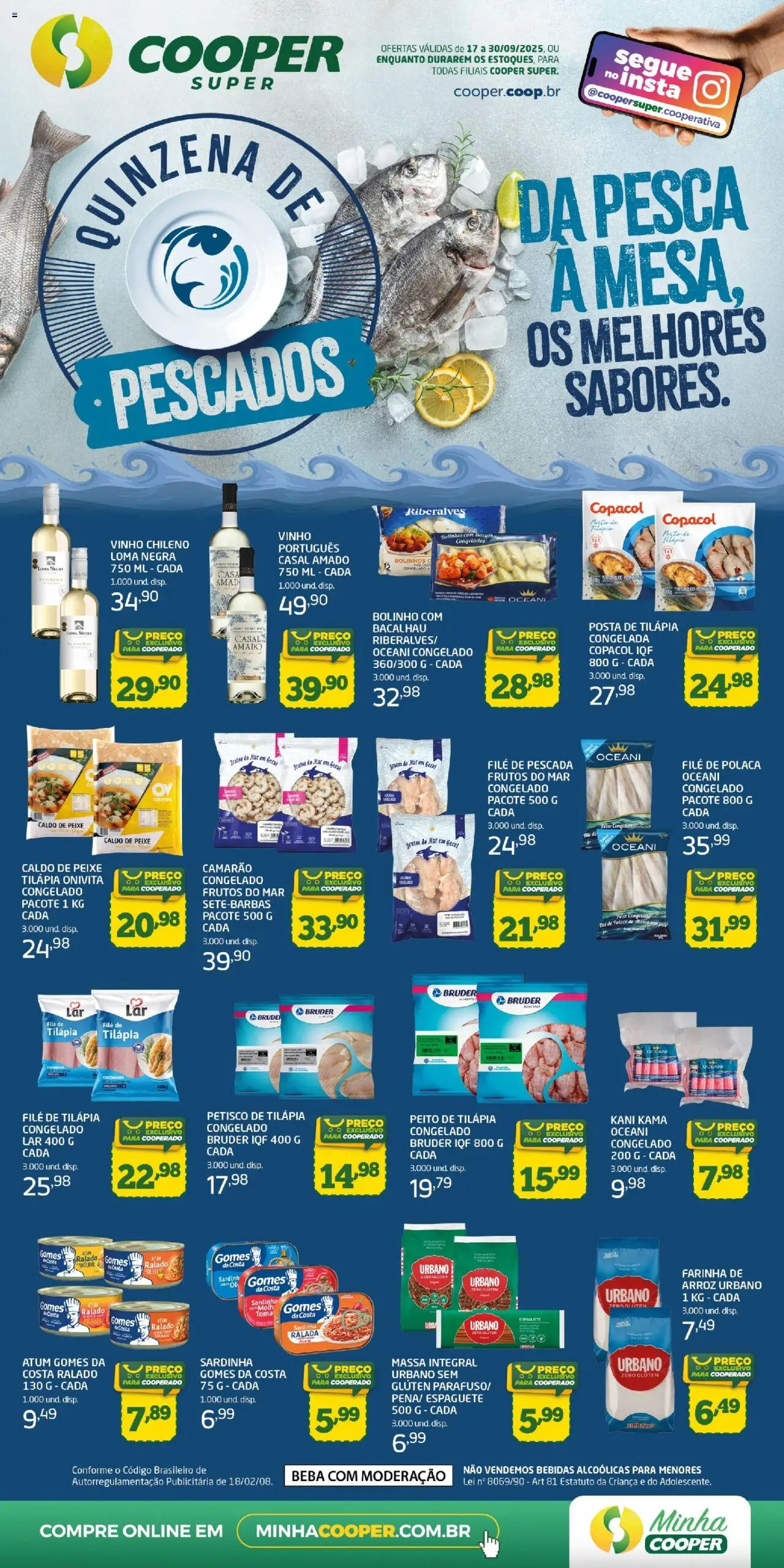 Cooper - Ofertas Especial Quinzena de Pescados - página 1- válido a partir de 17/09/2025

