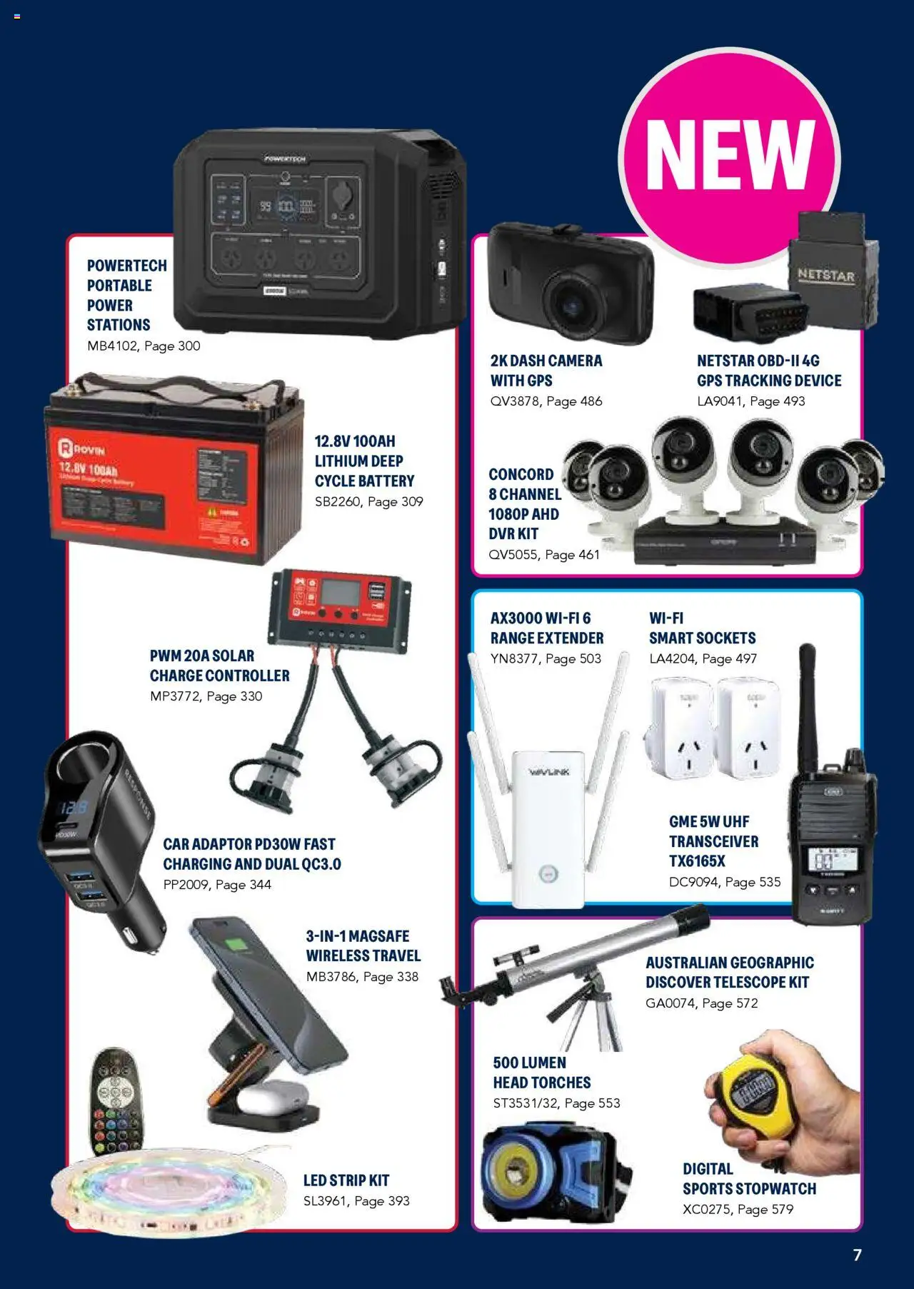Jaycar Engineering & Scientific Catalogue 2025/2026  - page 7- valid from 09/07/2025