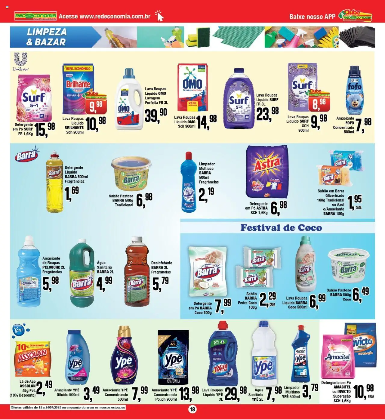 Encarte RedEconomia - página 18- válido a partir de 15/07/2025
