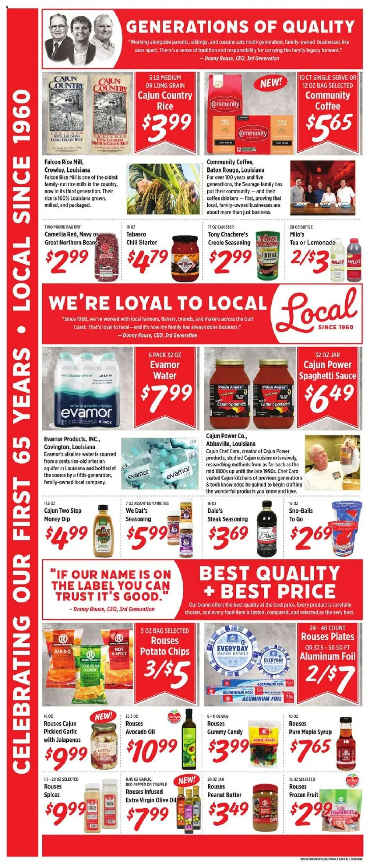 Rouses Weekly Ad - page 4- valid from 07/16/2025