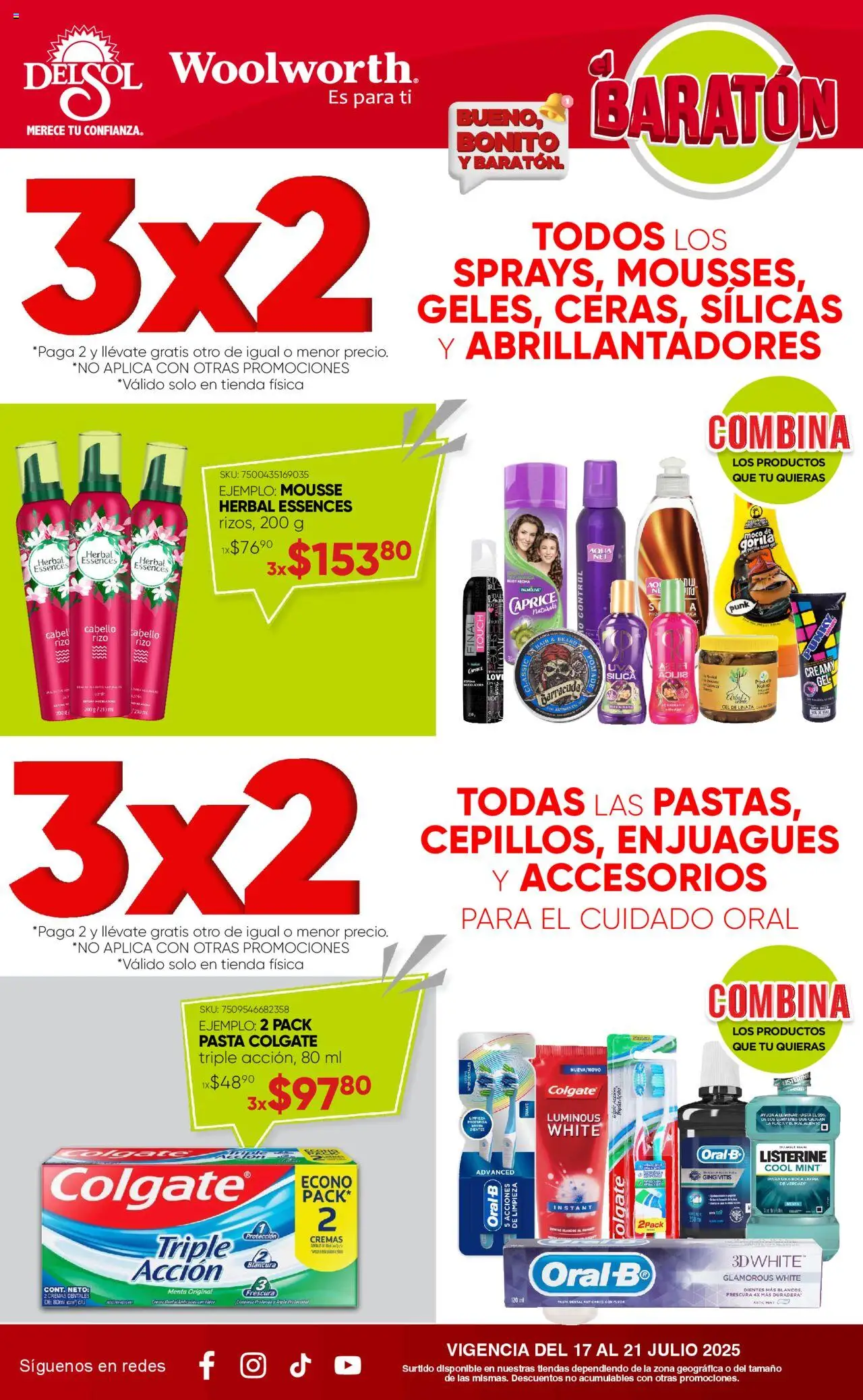 Del Sol y Woolworth - Catálogo Llegó el Baratón - página 14- válido desde 17/07/2025