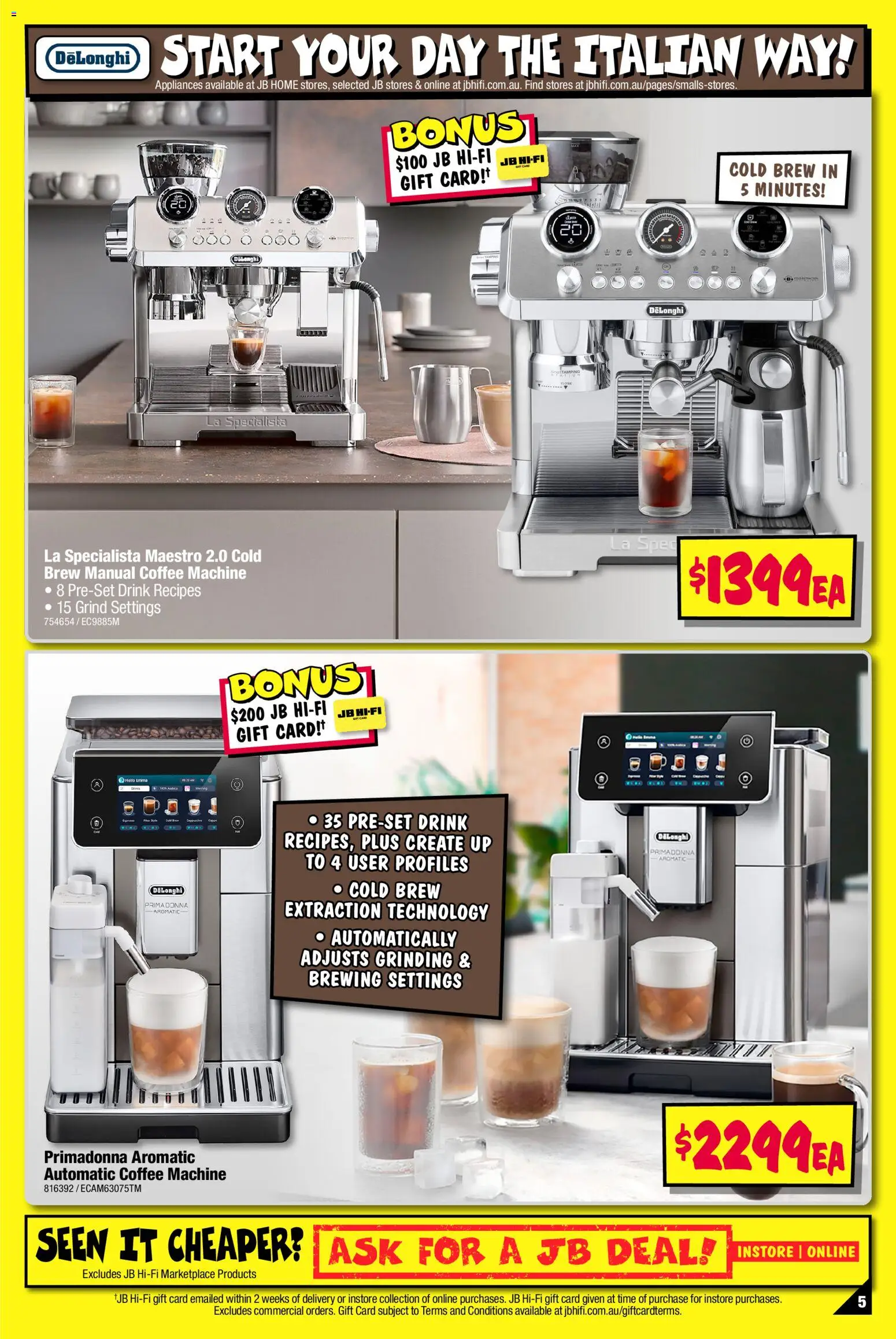 JB Hi-Fi Hottest Coffee Range - page 5- valid from 06/11/2025