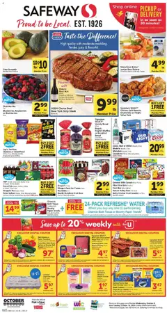 Preview Safeway Weekly Ad valid from 10/08/2025