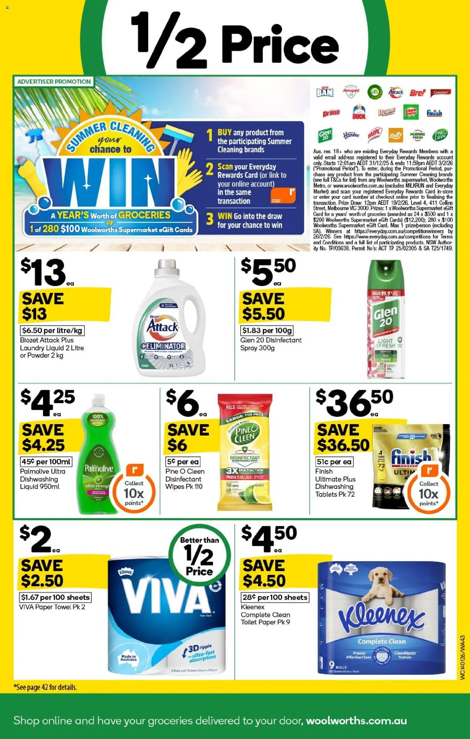 Weekly catalogue Woolworths PT Hedland 14/01 - page 43- valid from 14/01/2026