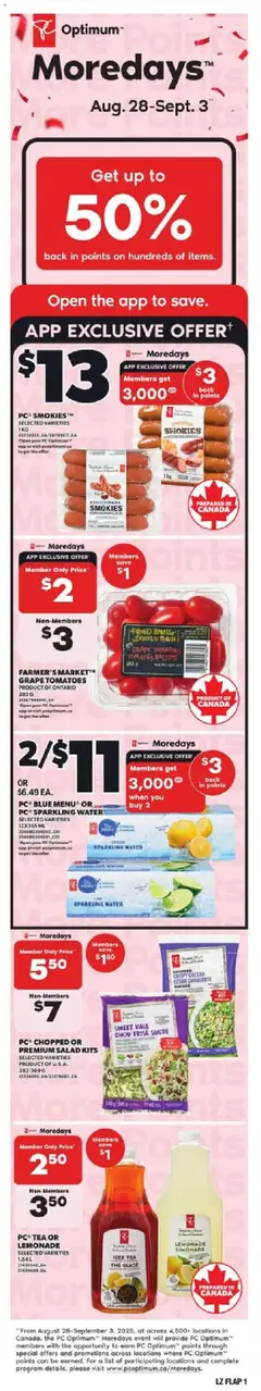 Preview Loblaws weekly flyer / circulaire valid from Aug 28, 2025