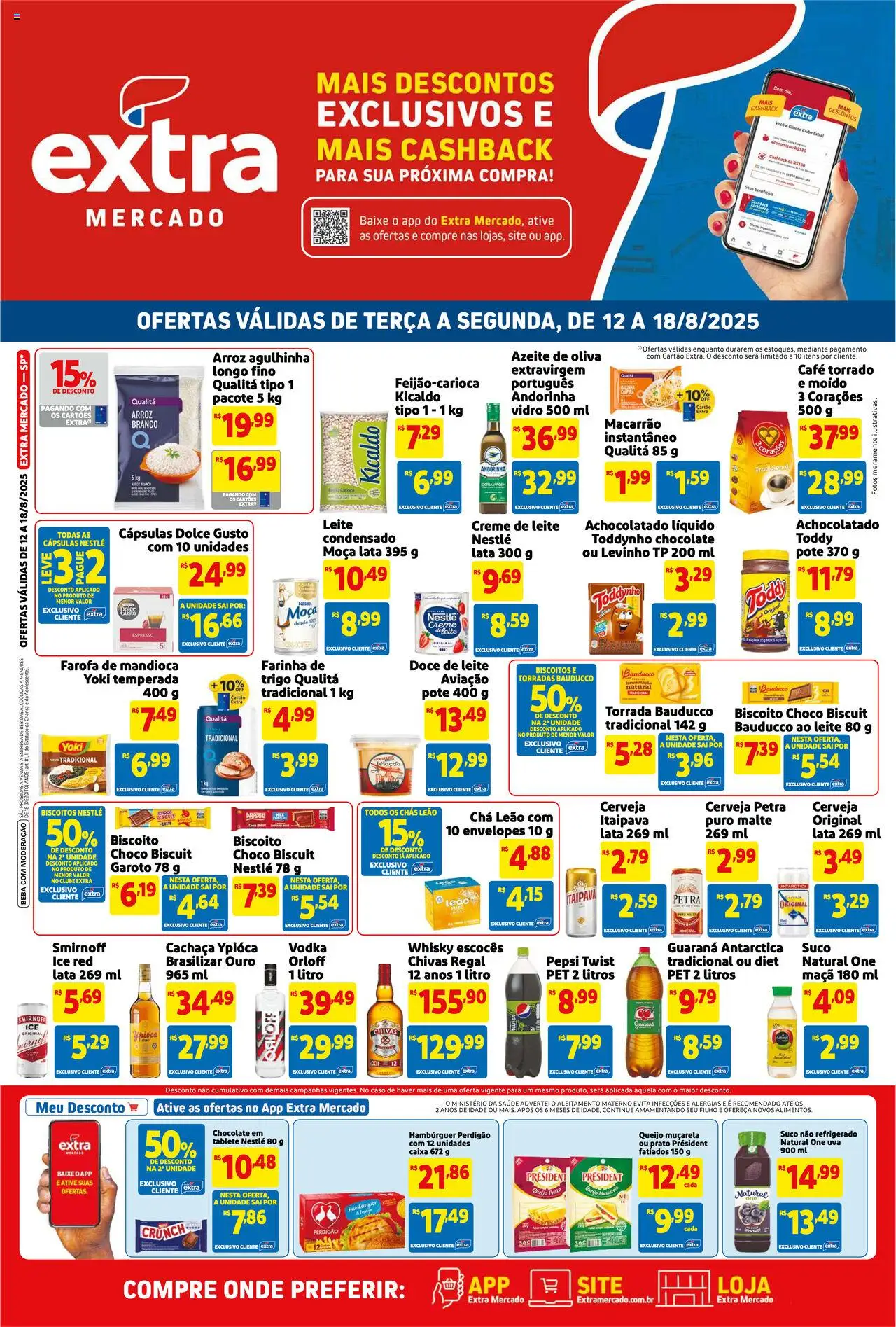 Extra - Ofertas de Mercado - página 1- válido a partir de 12/08/2025
