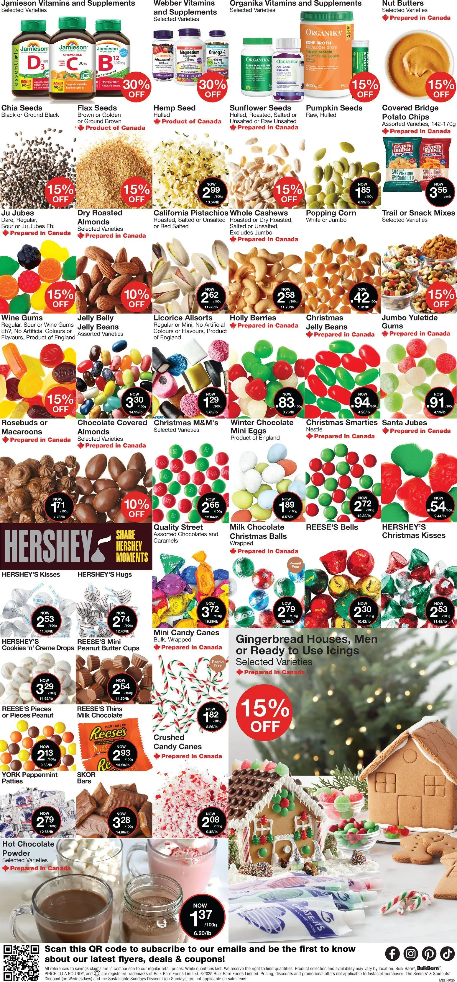 Bulk Barn weekly flyer - page 2- valid from Nov 20, 2025