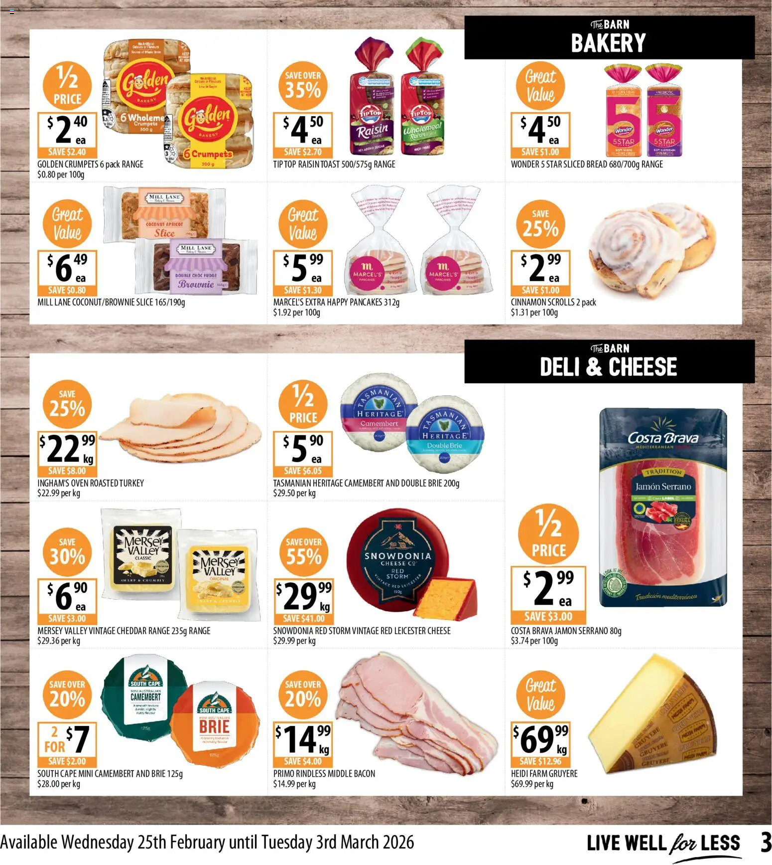 Supabarn Catalogue  - page 3- valid from 25/02/2026