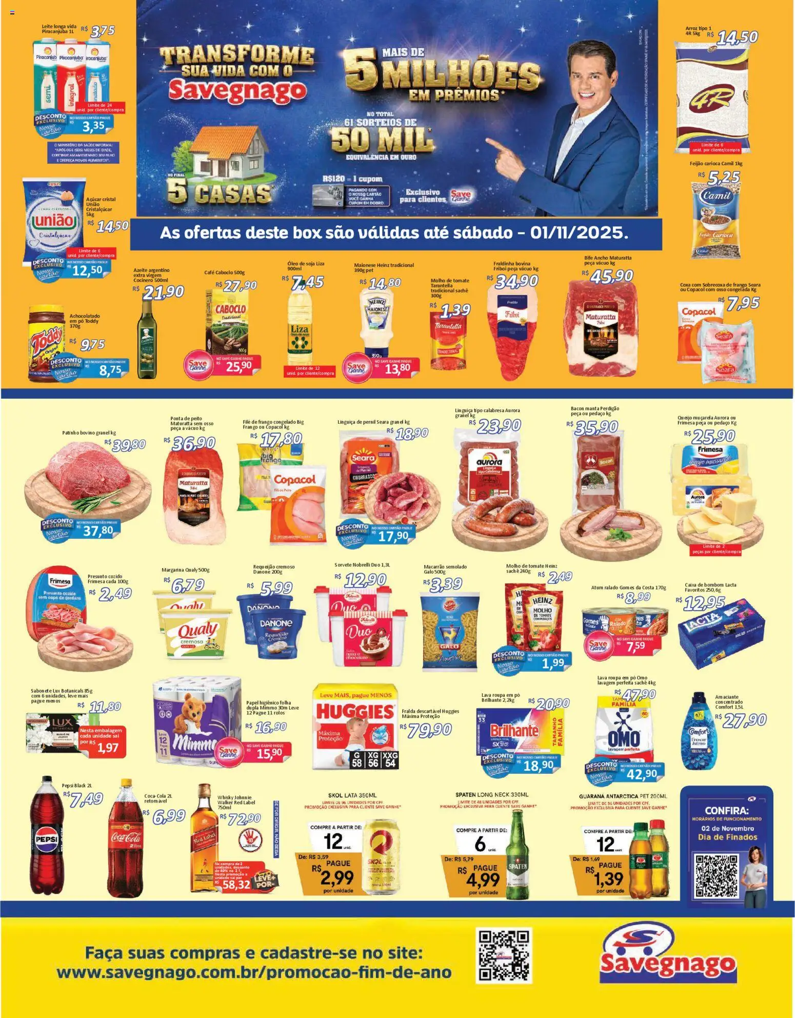 Savegnago - Ofertas da semana - página 1- válido a partir de 30/10/2025
