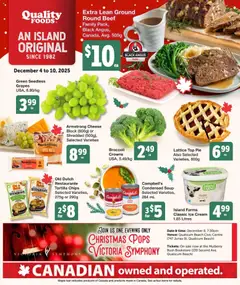 Preview Quality Foods weekly flyer / circulaire valid from Dec 4, 2025