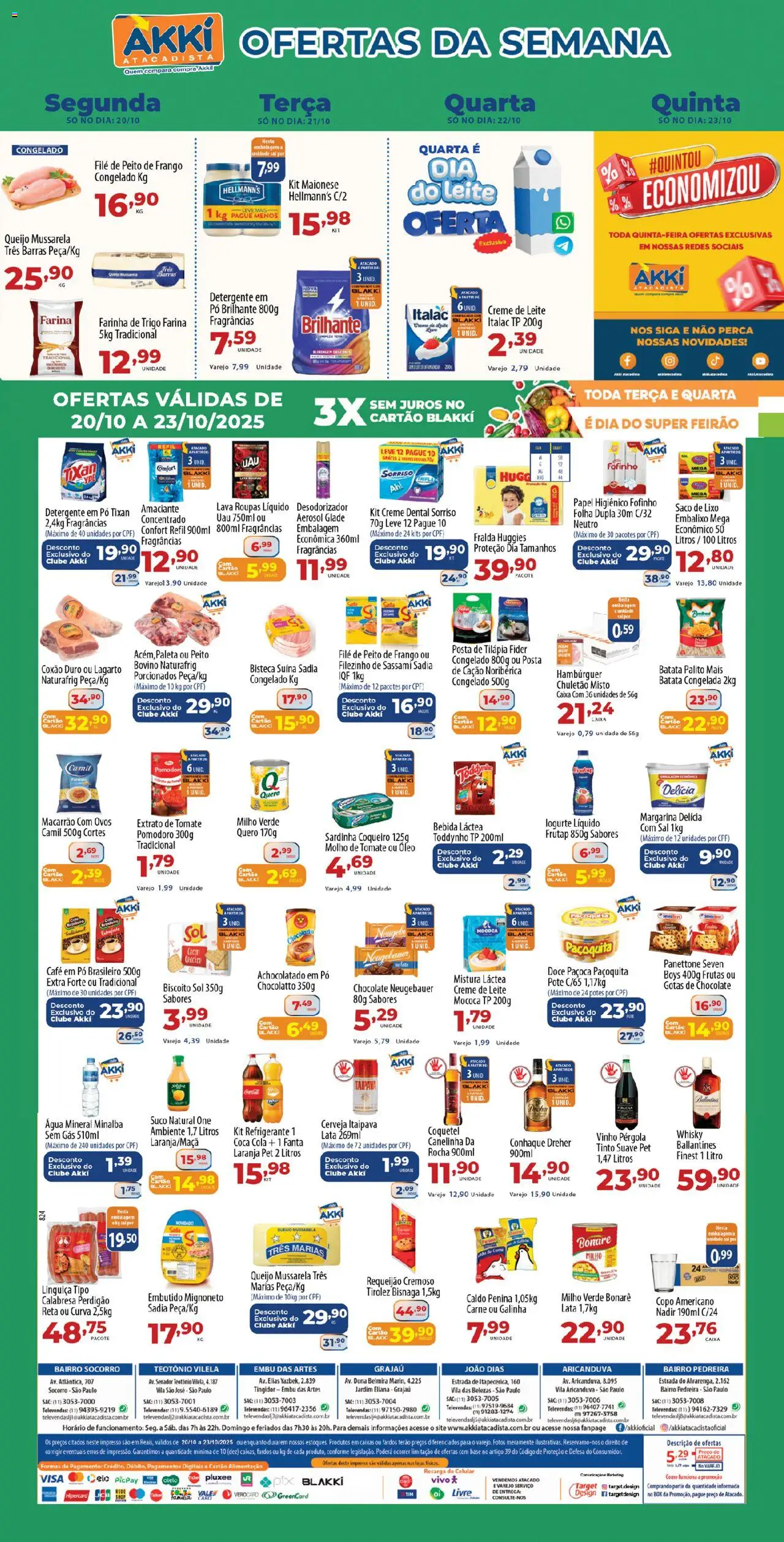 Akki Atacadista - Ofertas da semana - página 1- válido a partir de 20/10/2025

