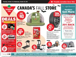 Preview Canadian Tire weekly flyer valid from Oct 23, 2025