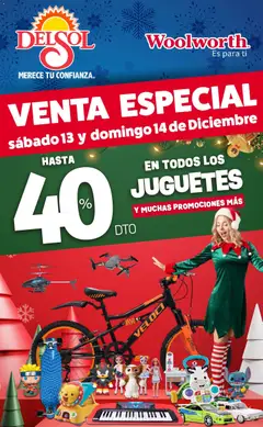 Del Sol y Woolworth catálogo Venta Especial de Navidad  válido desde 13/12/2025