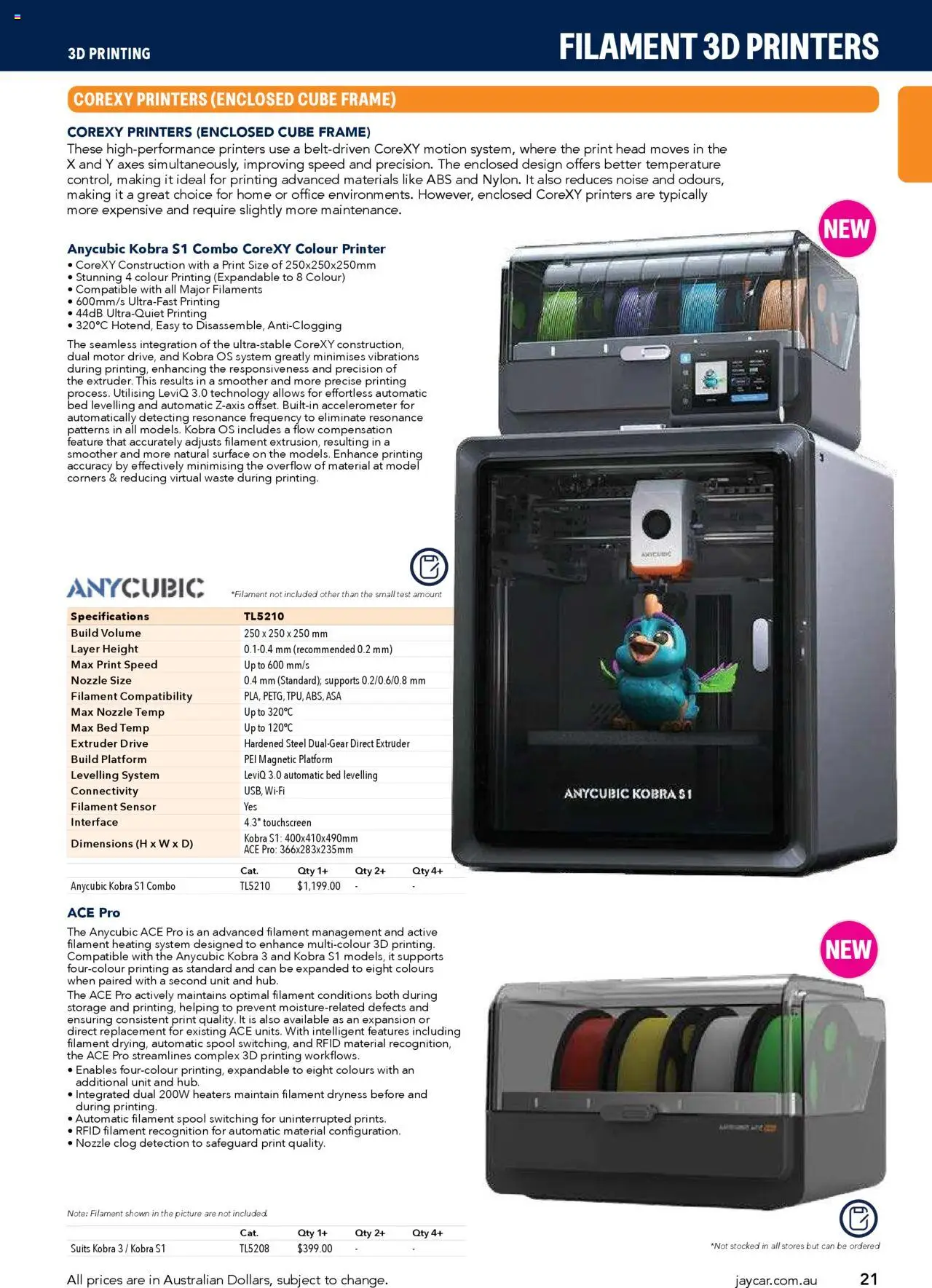 Jaycar Engineering & Scientific Catalogue 2025/2026  - page 21- valid from 09/07/2025