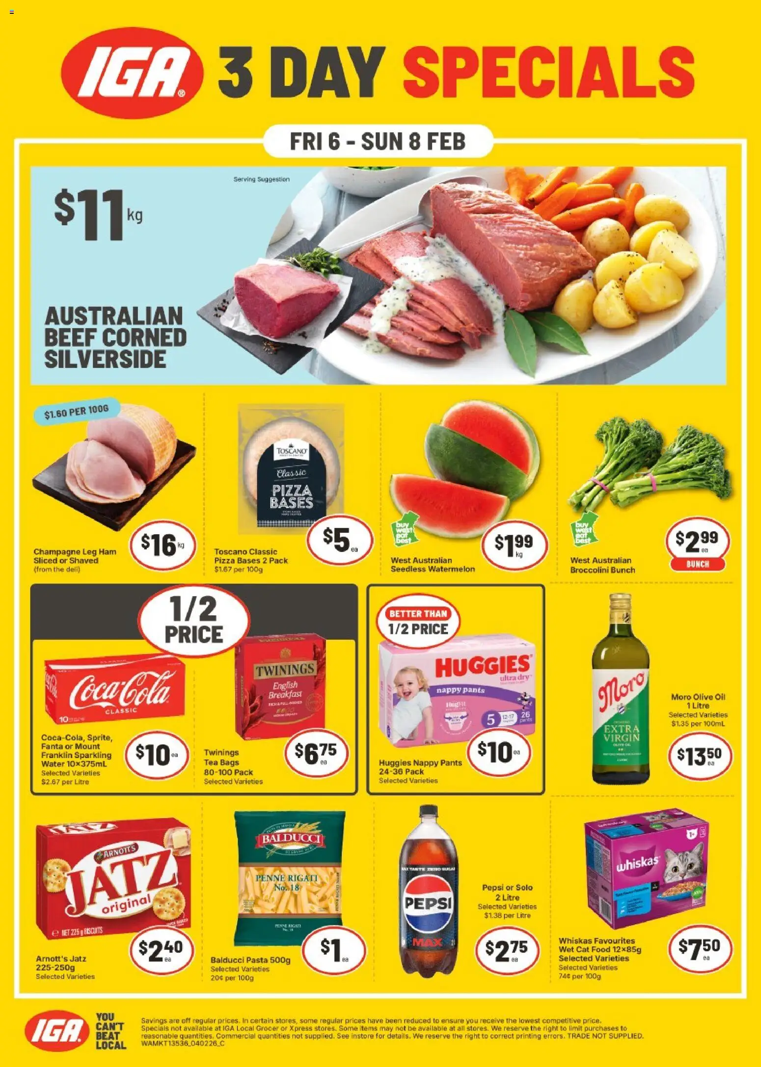 IGA Weekend Specials NT/WA - page 1- valid from 06/02/2026