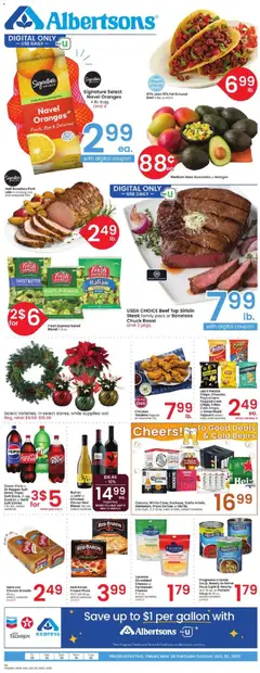 Preview Albertsons Weekly Ad valid from 11/28/2025