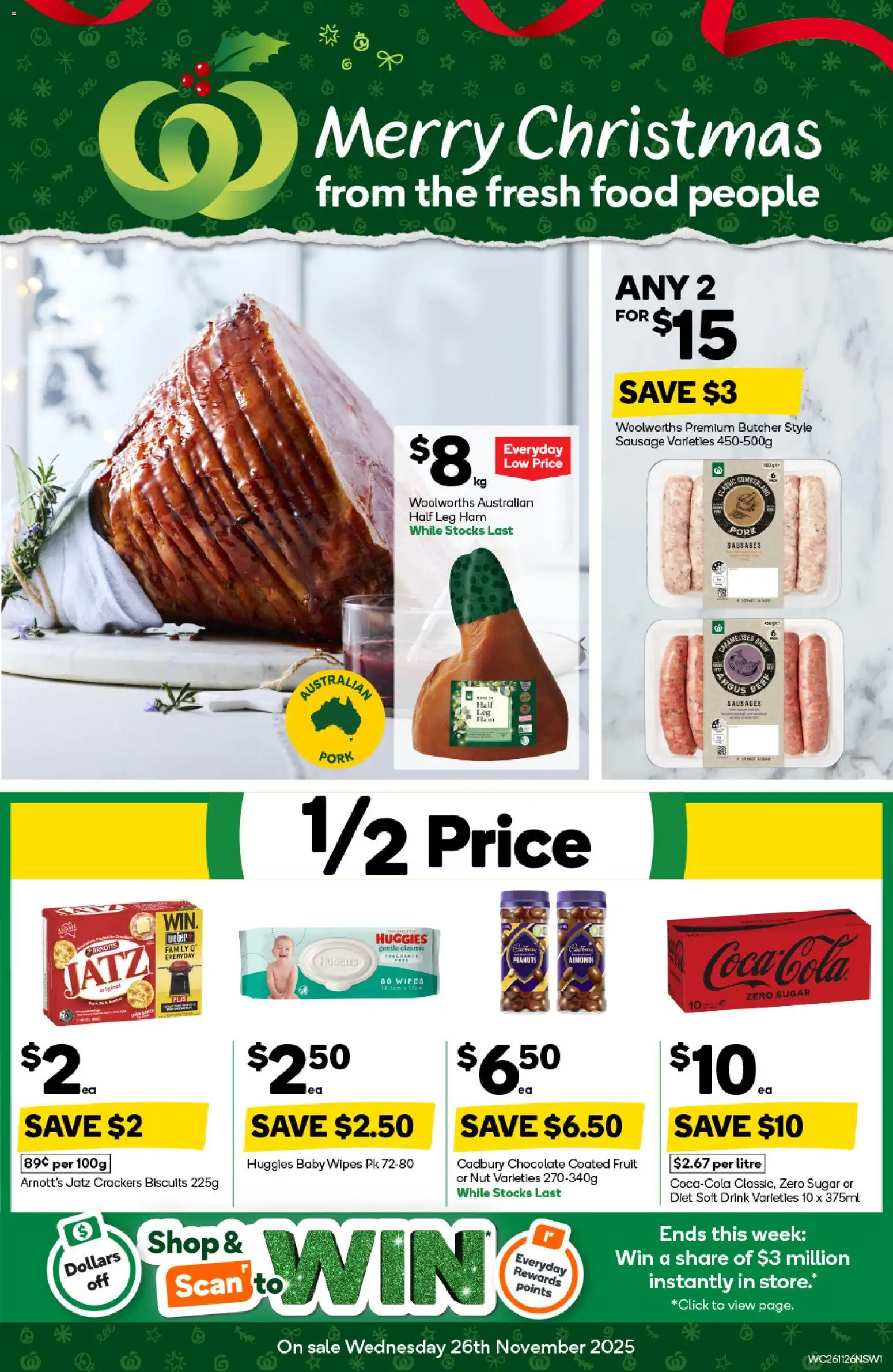 Woolworths Black Friday - page 1- valid from 26/11/2025