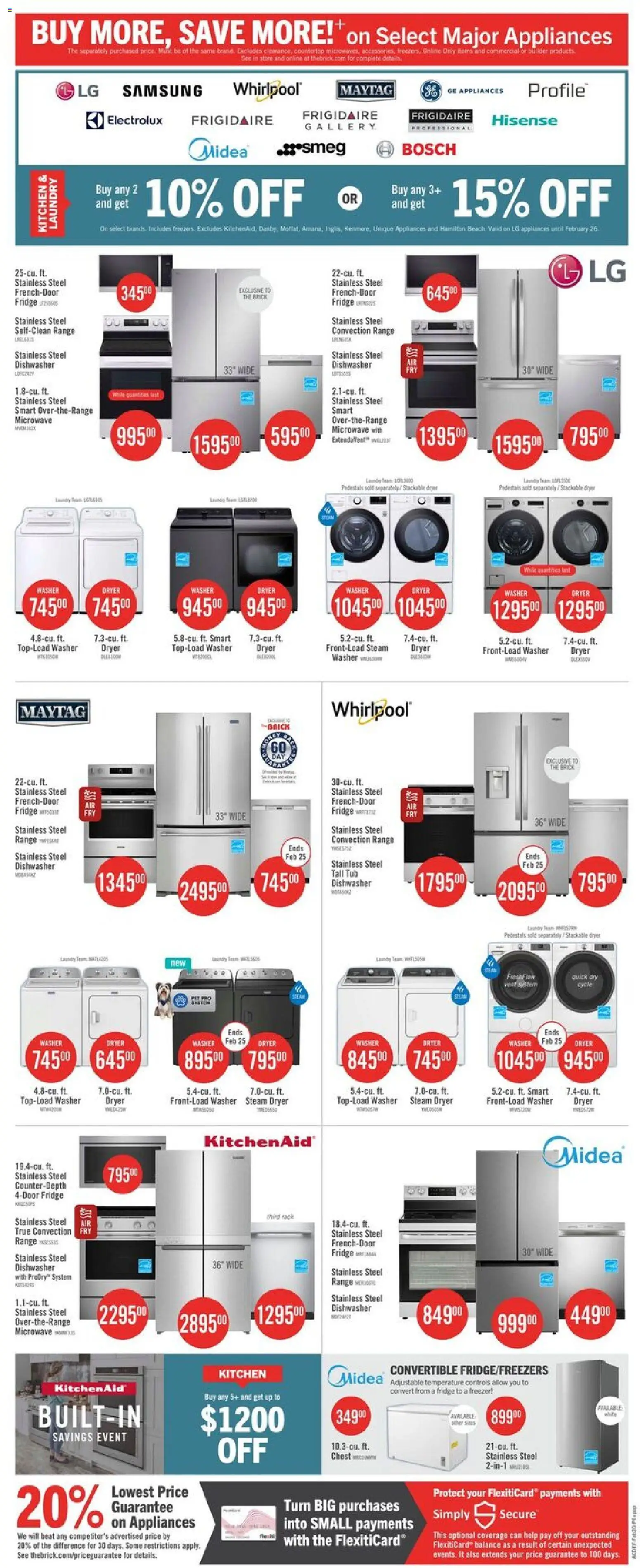 The Brick weekly flyer / circulaire - page 14- valid from Feb 18, 2026