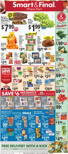 Preview Smart & Final Weekly Ad valid from 09/09/2025
