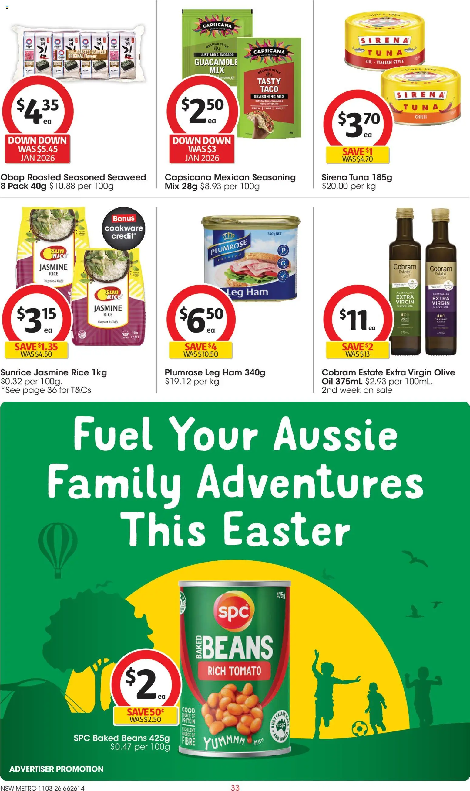 Coles catalogue  - page 33- valid from 11/03/2026