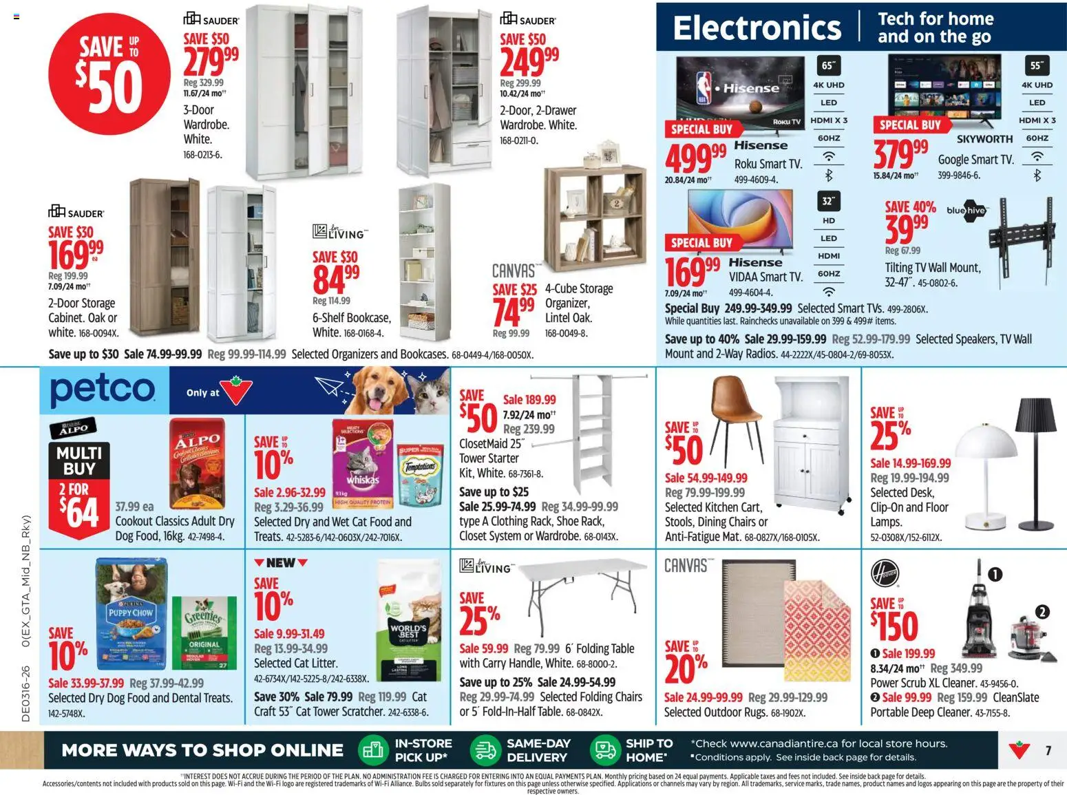Canadian Tire weekly flyer - page 7- valid from Apr 16, 2026