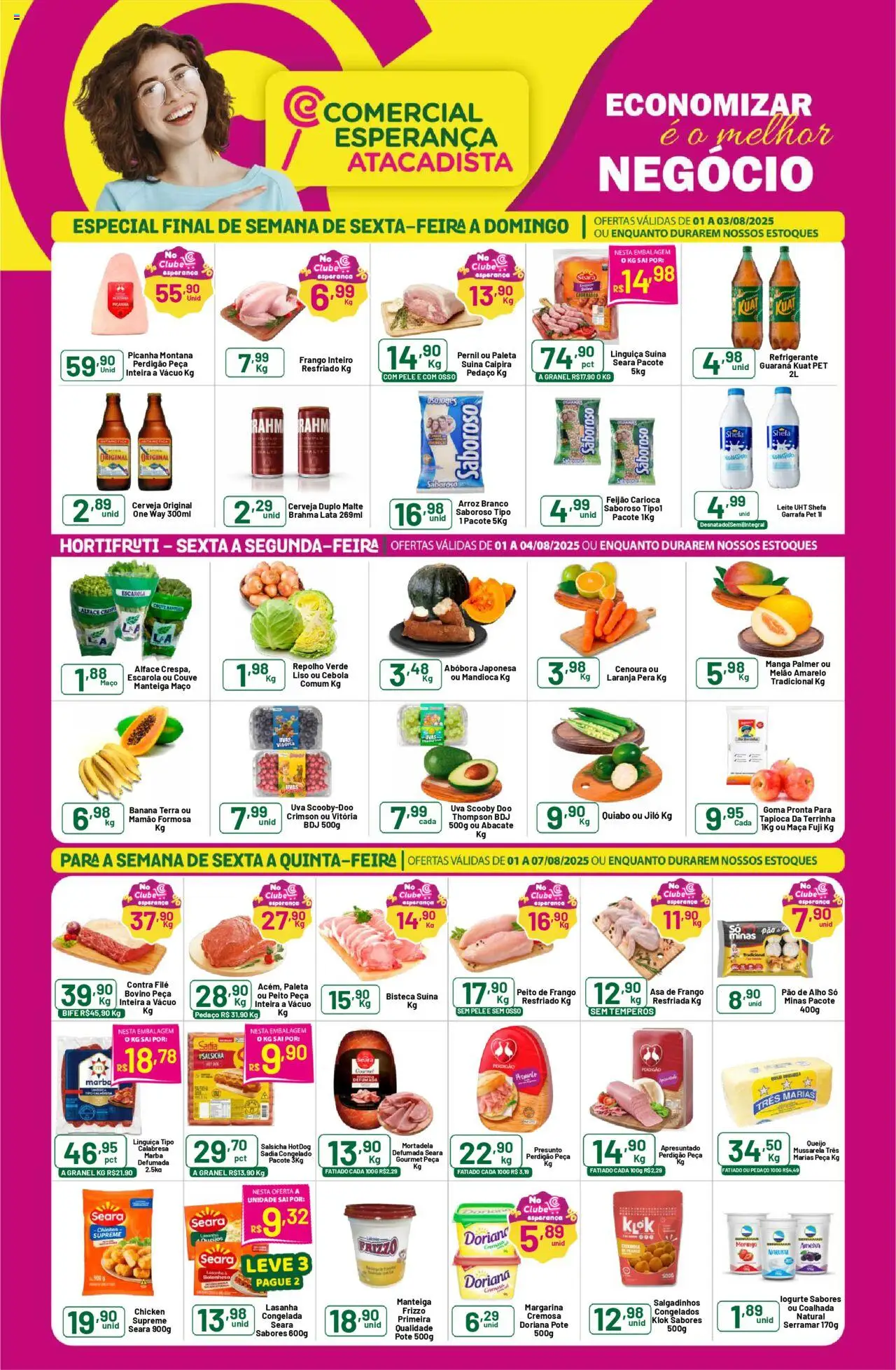 Comercial Esperança - Ofertas da semana - página 1- válido a partir de 01/08/2025
