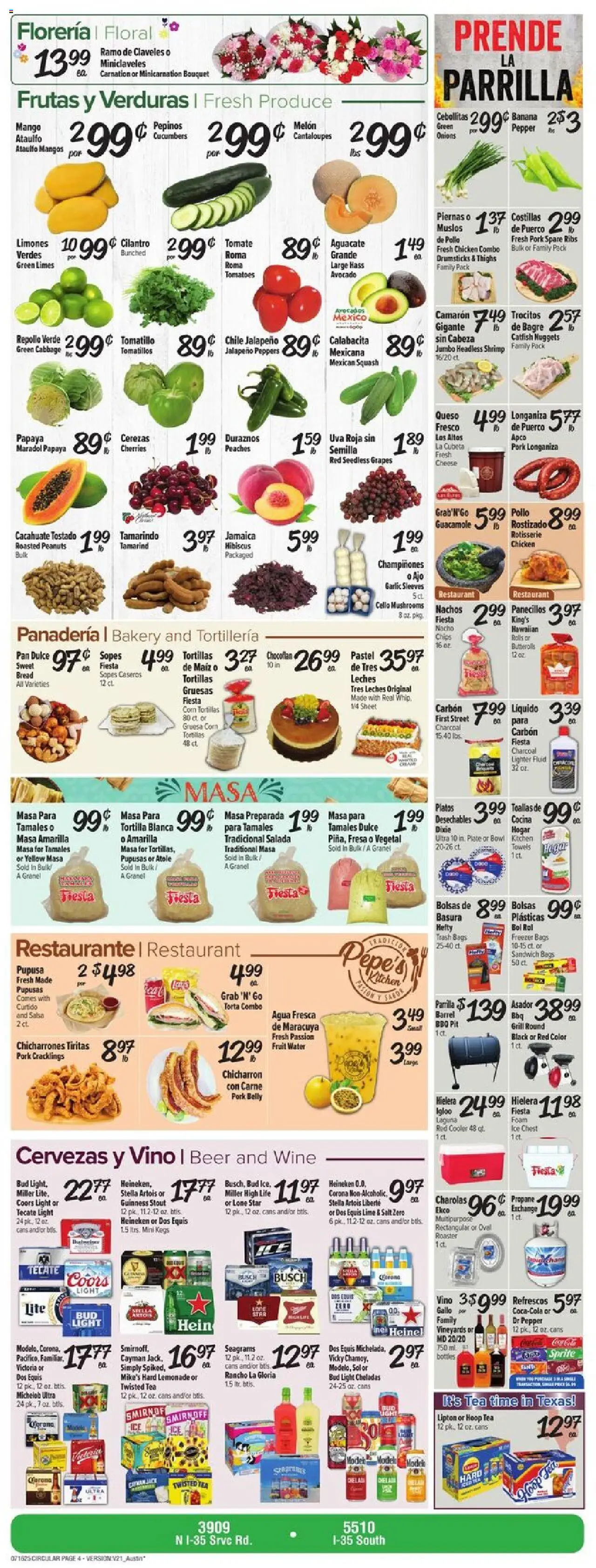 Fiesta Mart Weekly Ad - page 4- valid from 07/16/2025