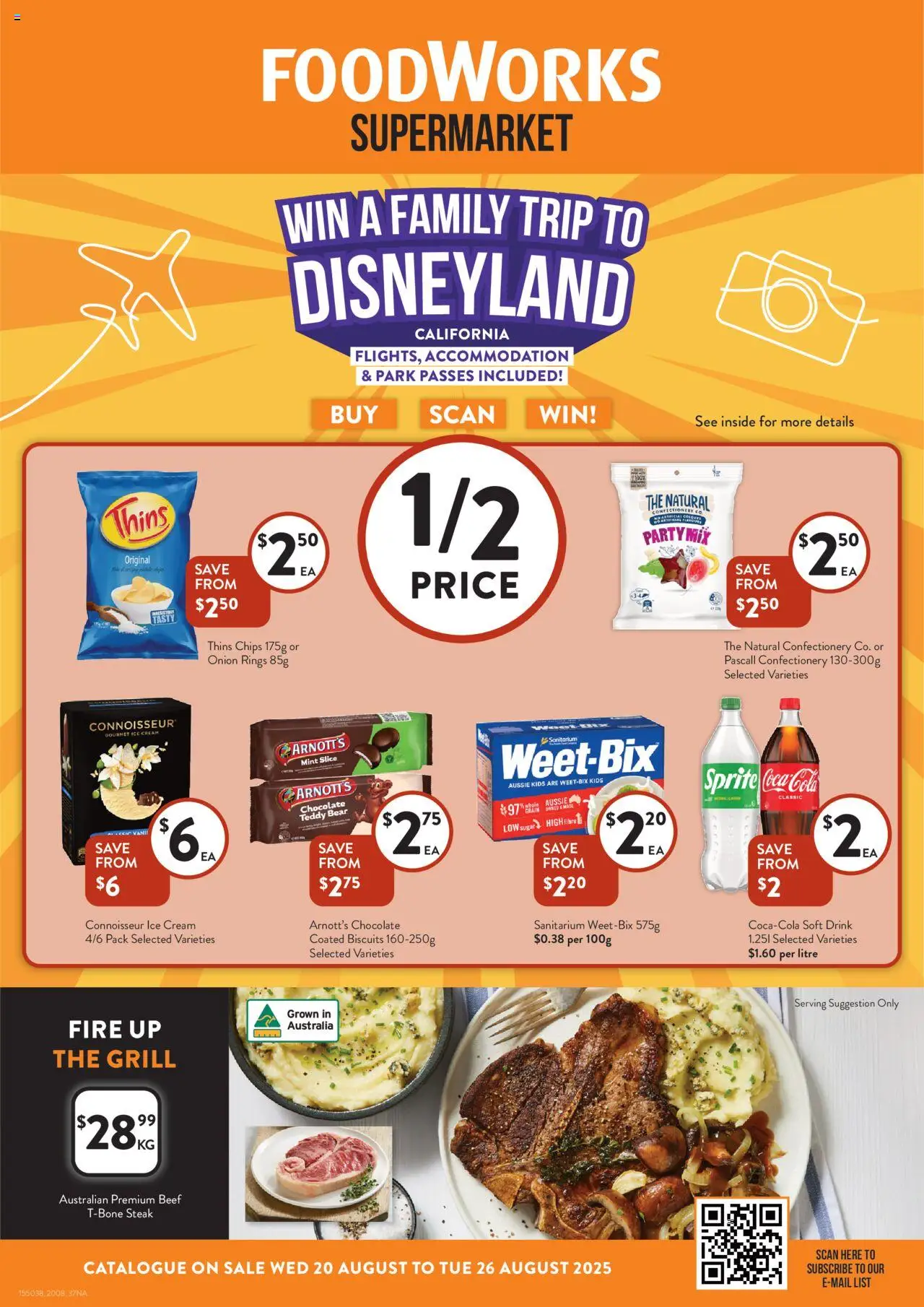 Foodworks Catalogue NSW - page 1- valid from 20/08/2025