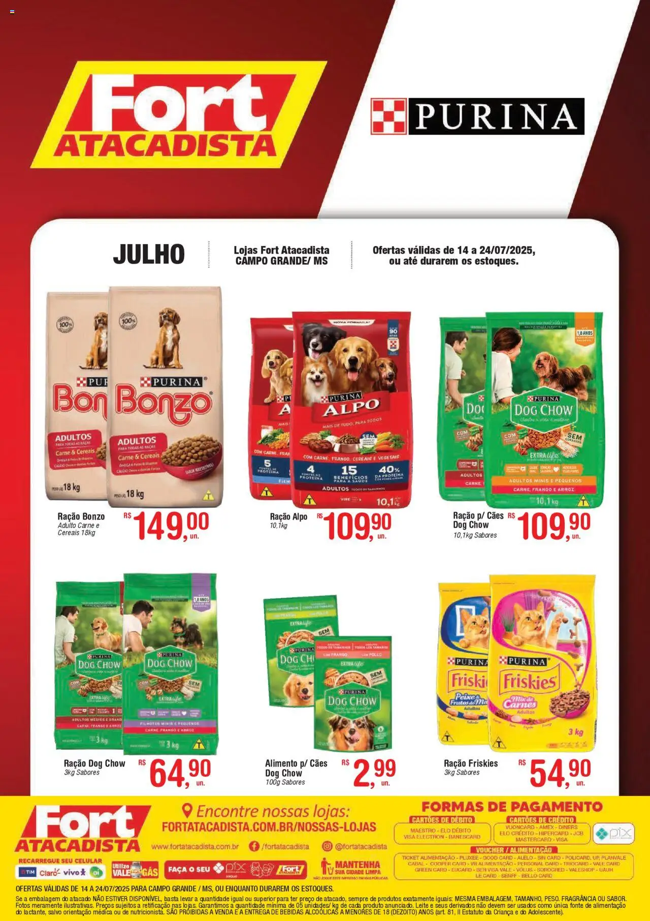 Fort Atacadista - Ofertas Nestlé Purina - página 1- válido a partir de 14/07/2025
