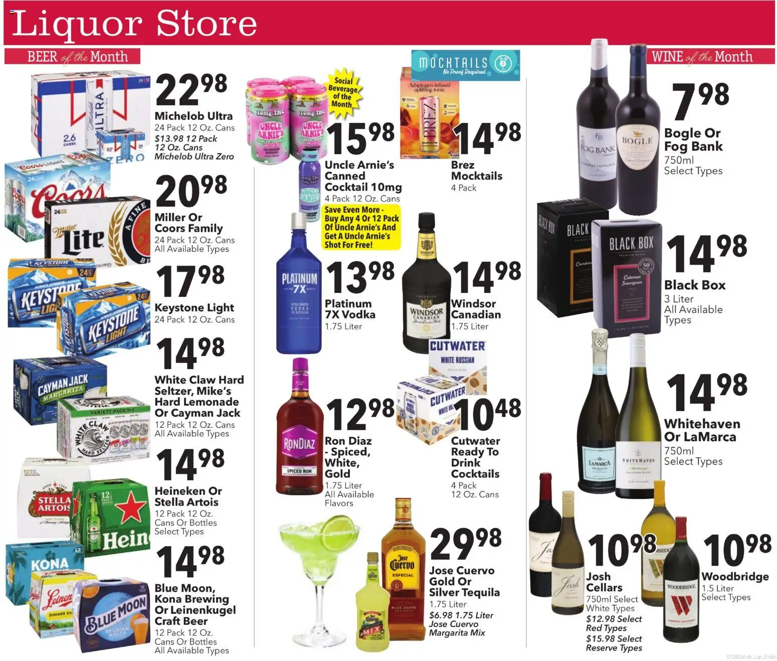 Coborn's Liquor Store - page 1- valid from 01/28/2026