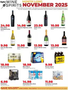 Preview HyVee Wine & Spirits Monthlong valid from 11/01/2025