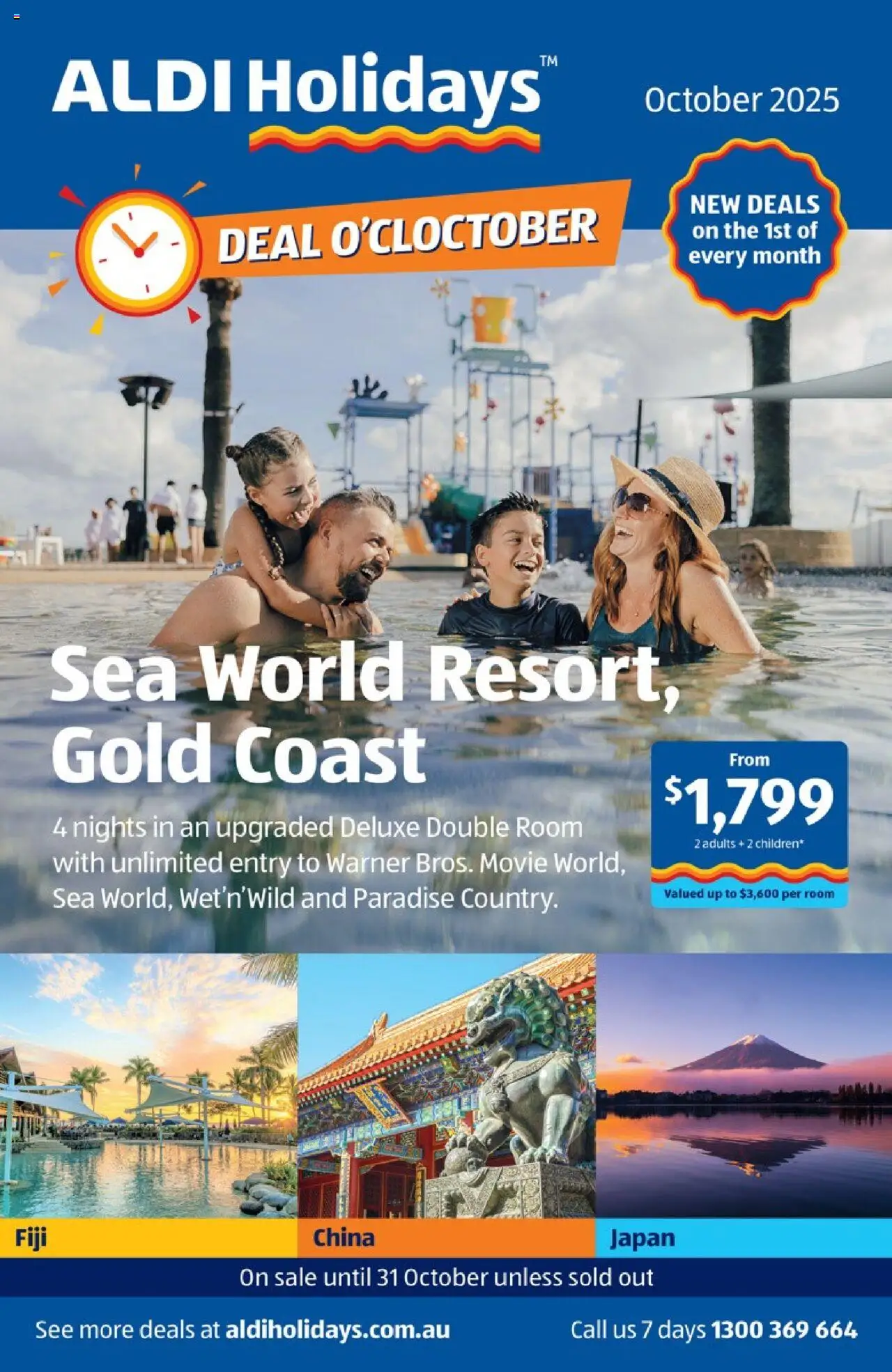 Aldi NEW Holidays - page 1- valid from 01/10/2025