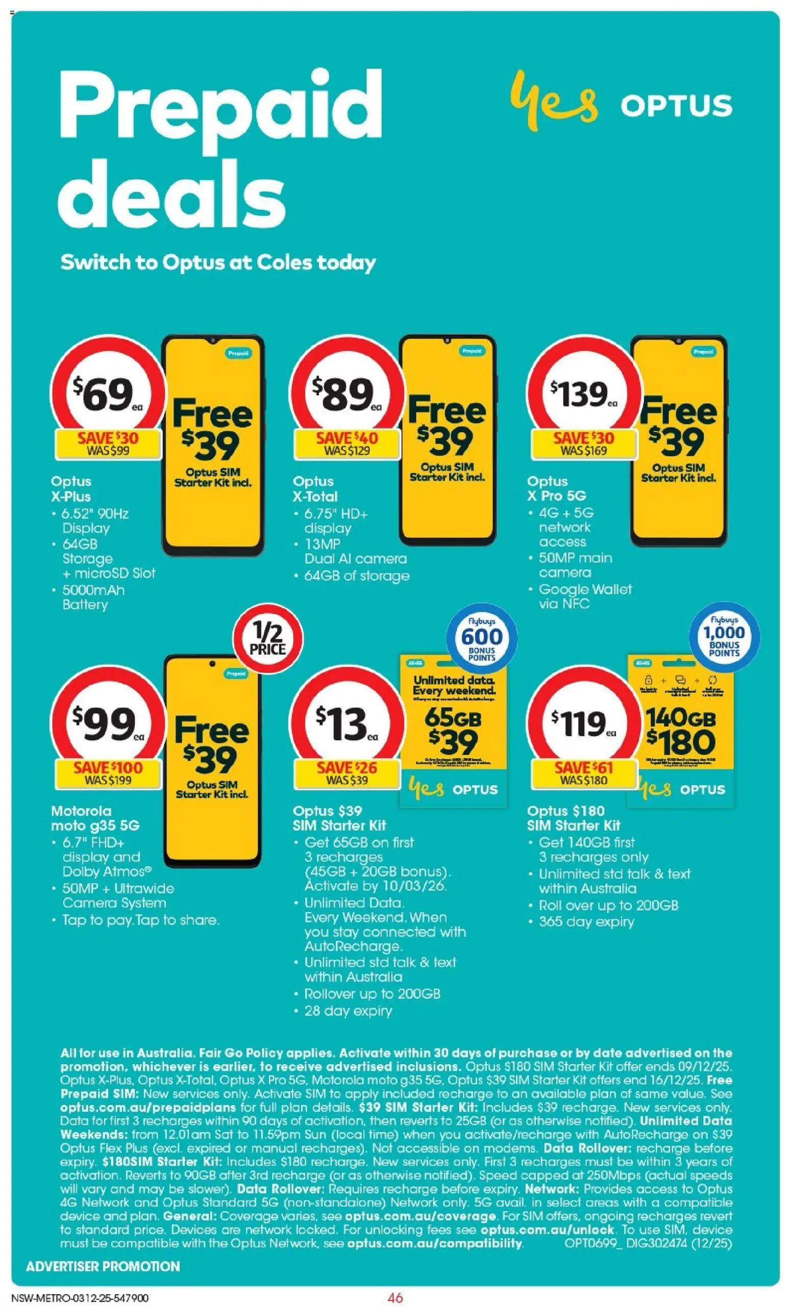 Coles  Catalogue  - page 47- valid from 03/12/2025