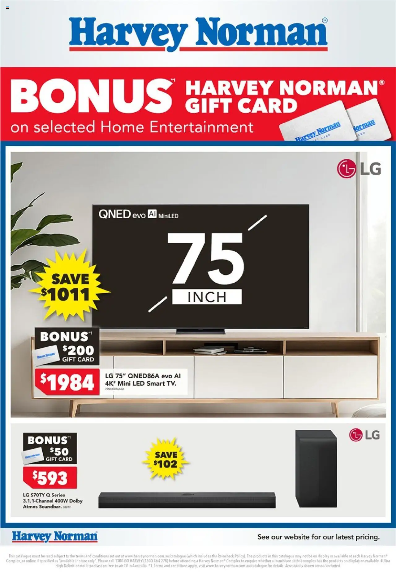 Harvey Norman Catalogue - TV & Audio - page 1- valid from 18/10/2025