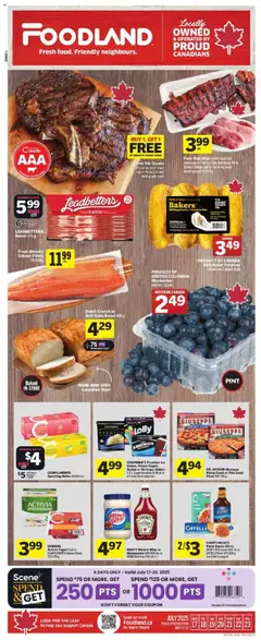 Preview Foodland weekly flyer / circulaire valid from Jul 17, 2025