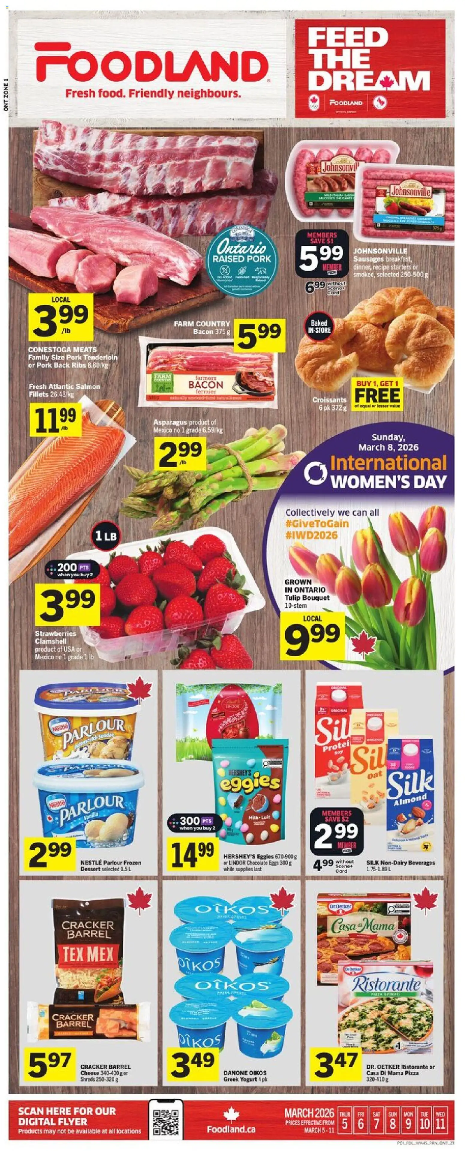 Foodland weekly flyer / circulaire - page 1- valid from Mar 5, 2026