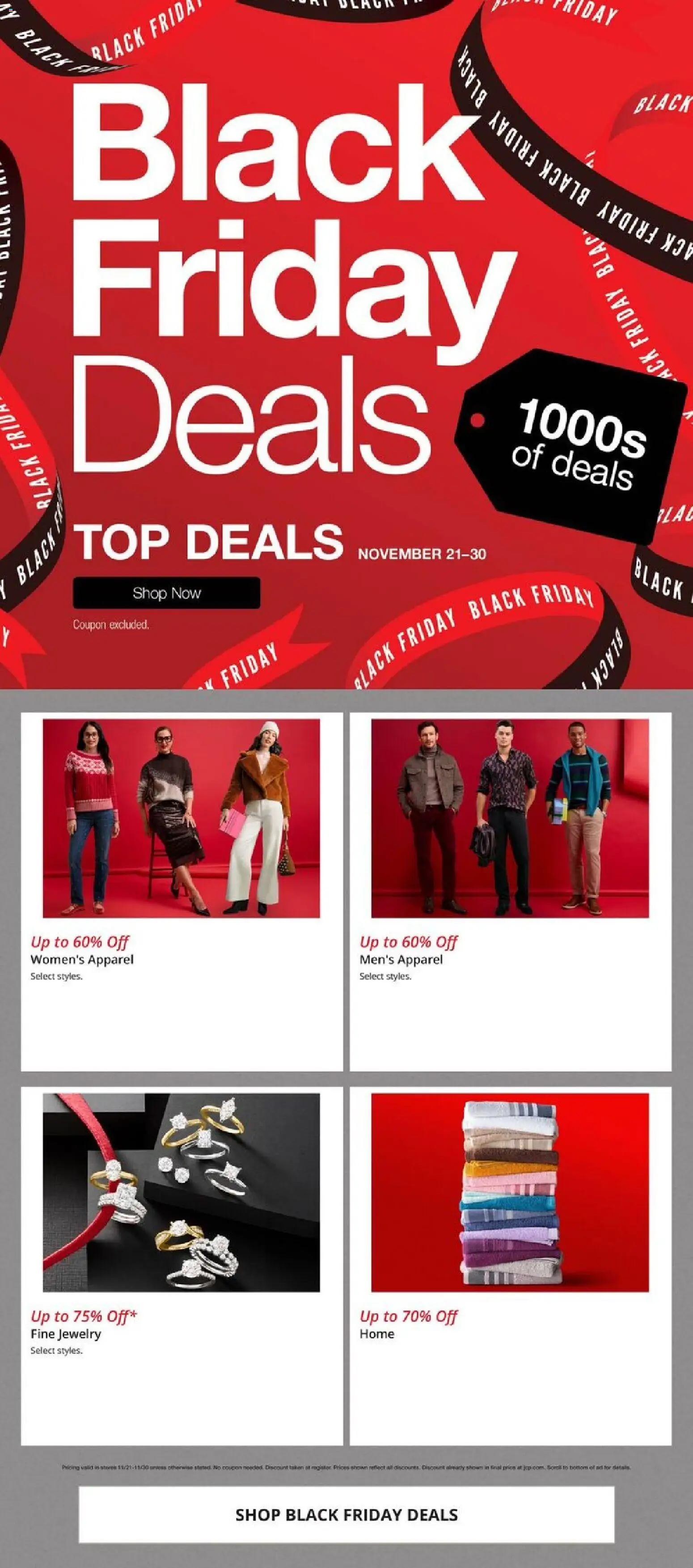 JCPenney Black Friday Deals - page 1- valid from 11/21/2025