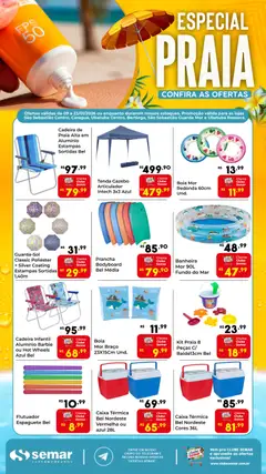 Pré-visualização Semar Supermercado - Ofertas Especial Praia válida a partir de 09/01/2026