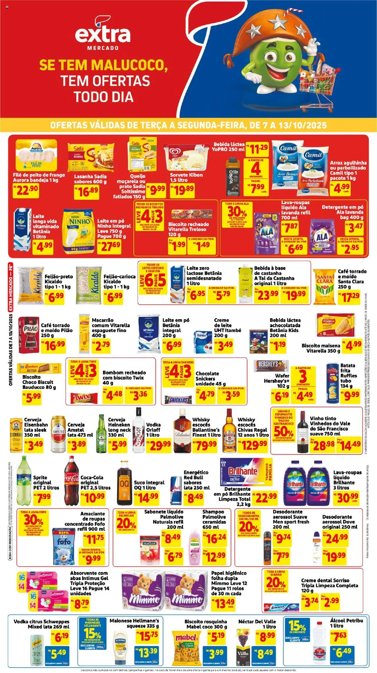 Extra - Ofertas de Mercado Semanal - página 1- válido a partir de 07/10/2025
