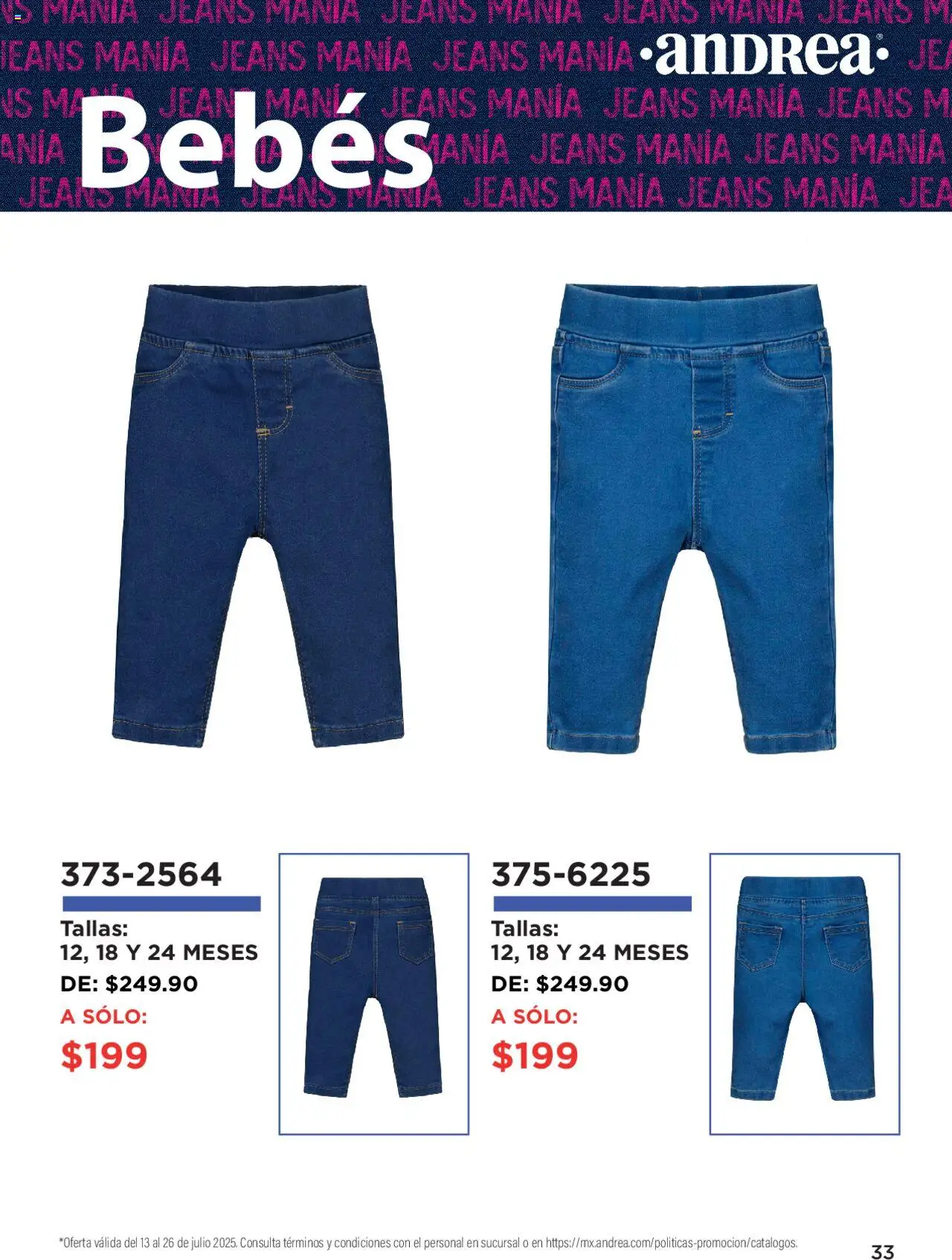 Andrea catálogo Denim Manía - página 33- válido desde 13/07/2025