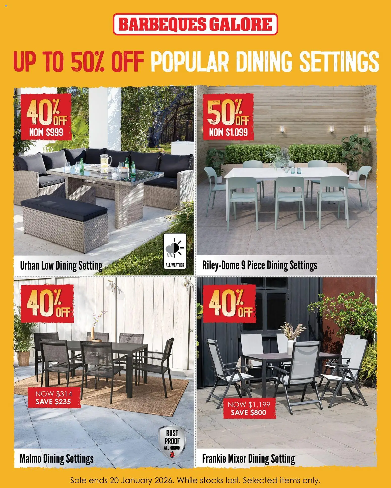 Barbeques Galore  Catalogue  - page 6- valid from 09/01/2026