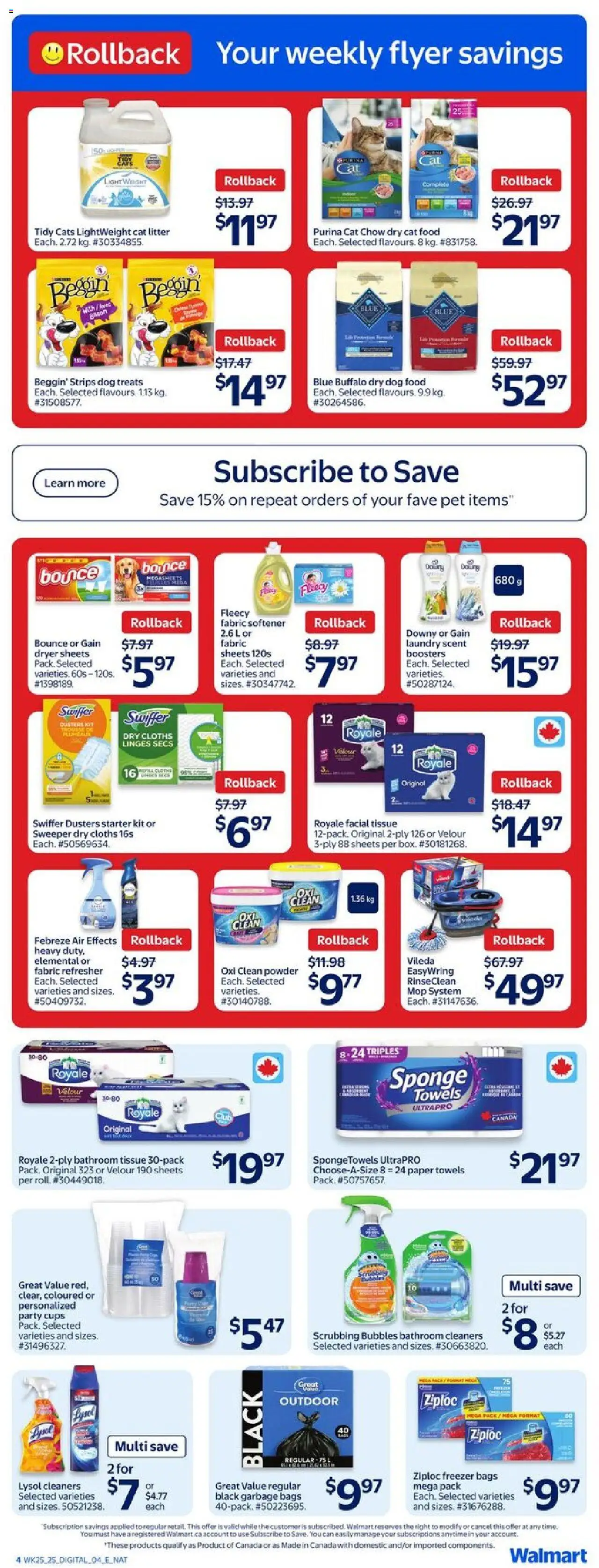 Walmart weekly flyer - page 9- valid from Jul 17, 2025