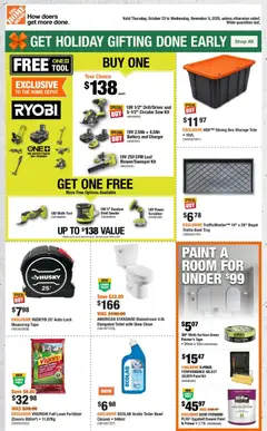 Preview Home Depot weekly flyer / circulaire valid from Oct 23, 2025