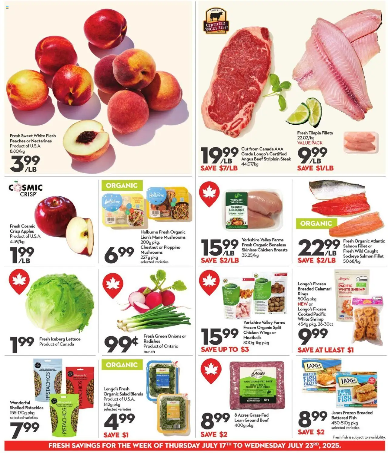 Longo's weekly flyer / circulaire - page 6- valid from Jul 17, 2025