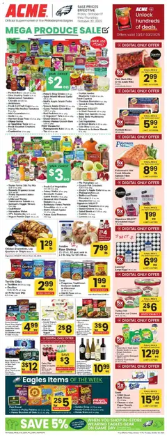 Preview Acme Weekly Ad valid from 10/17/2025