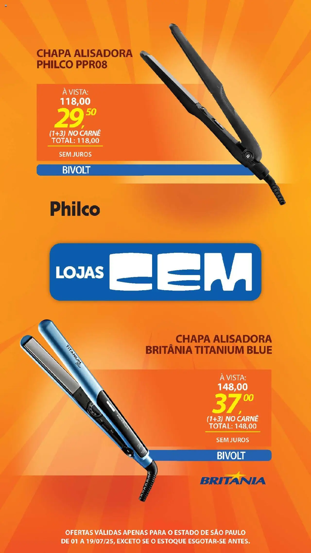 Lojas Cem - Ofertas da semana  - página 125- válido a partir de 01/07/2025
